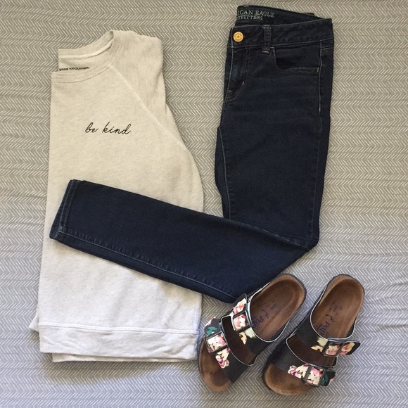 America Eagle Outfitter Dark Wash Jeggings - Picture 1 of 5